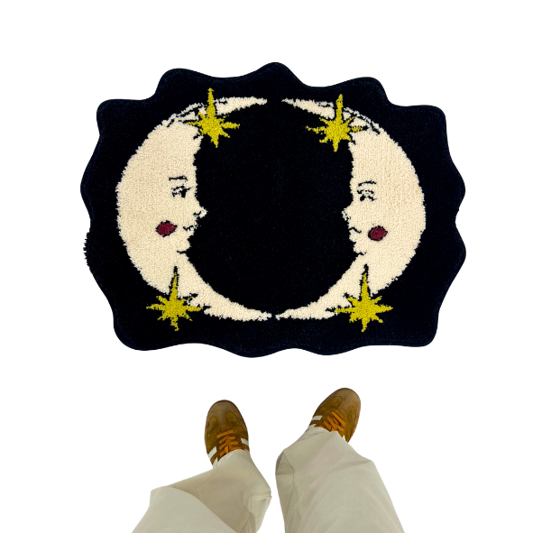 Kissing Moons Rug