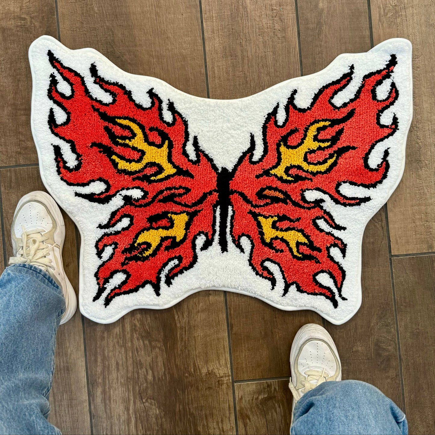 Flame Butterfly Rug