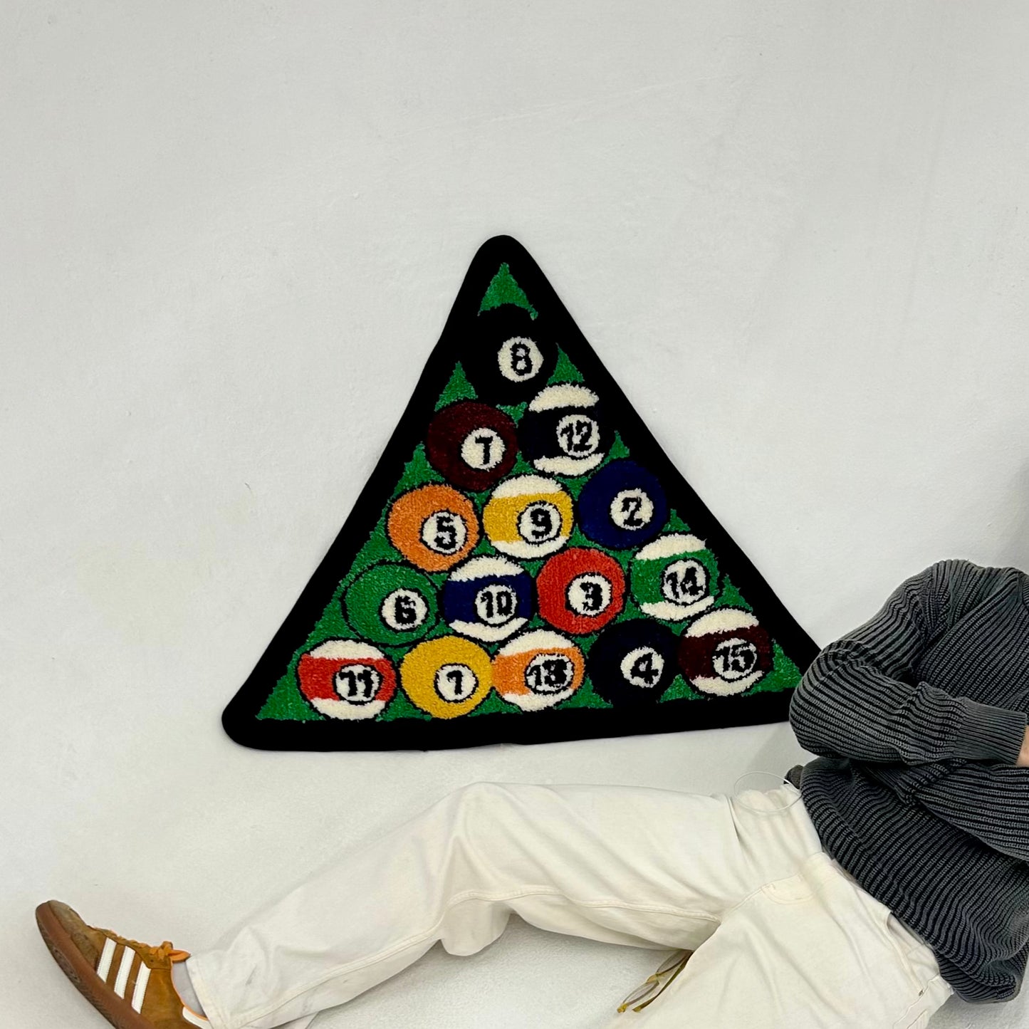 Billiard Triangle Rug