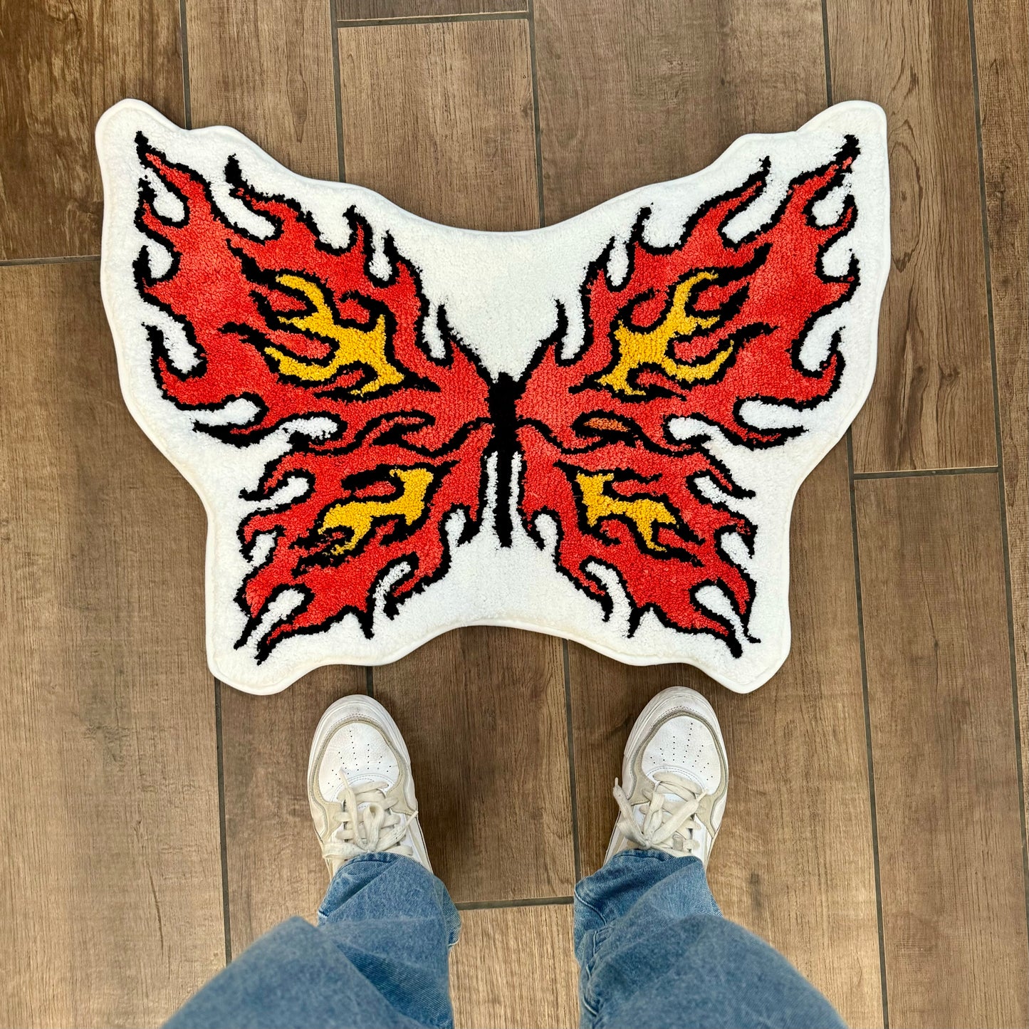 Flame Butterfly Rug