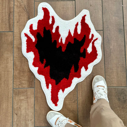 Blazing Heart Rug