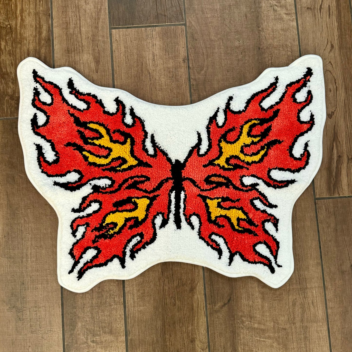 Flame Butterfly Rug