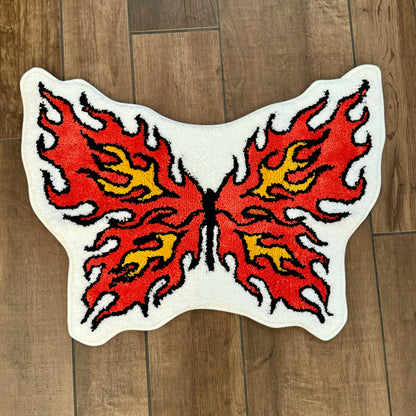 Flame Butterfly Rug
