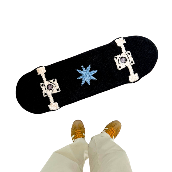 Star Skateboard Rug