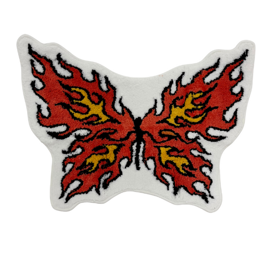 Flame Butterfly Rug