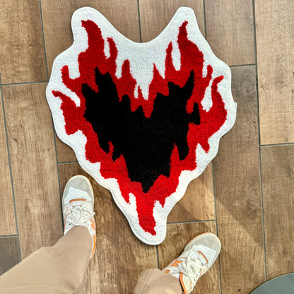 Blazing Heart Rug