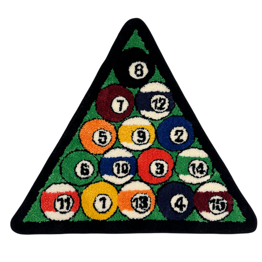 Billiard Triangle Rug