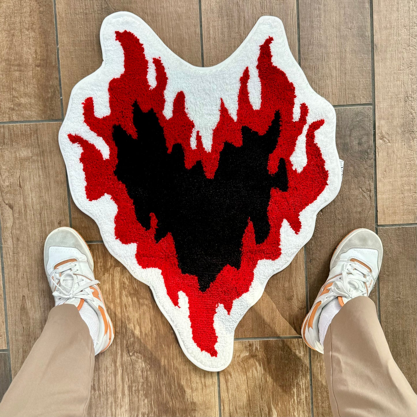 Blazing Heart Rug