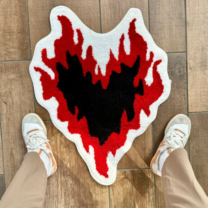 Blazing Heart Rug