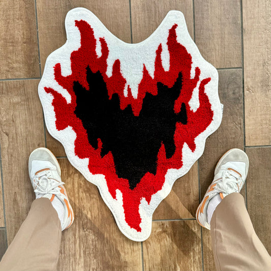 Blazing Heart Rug