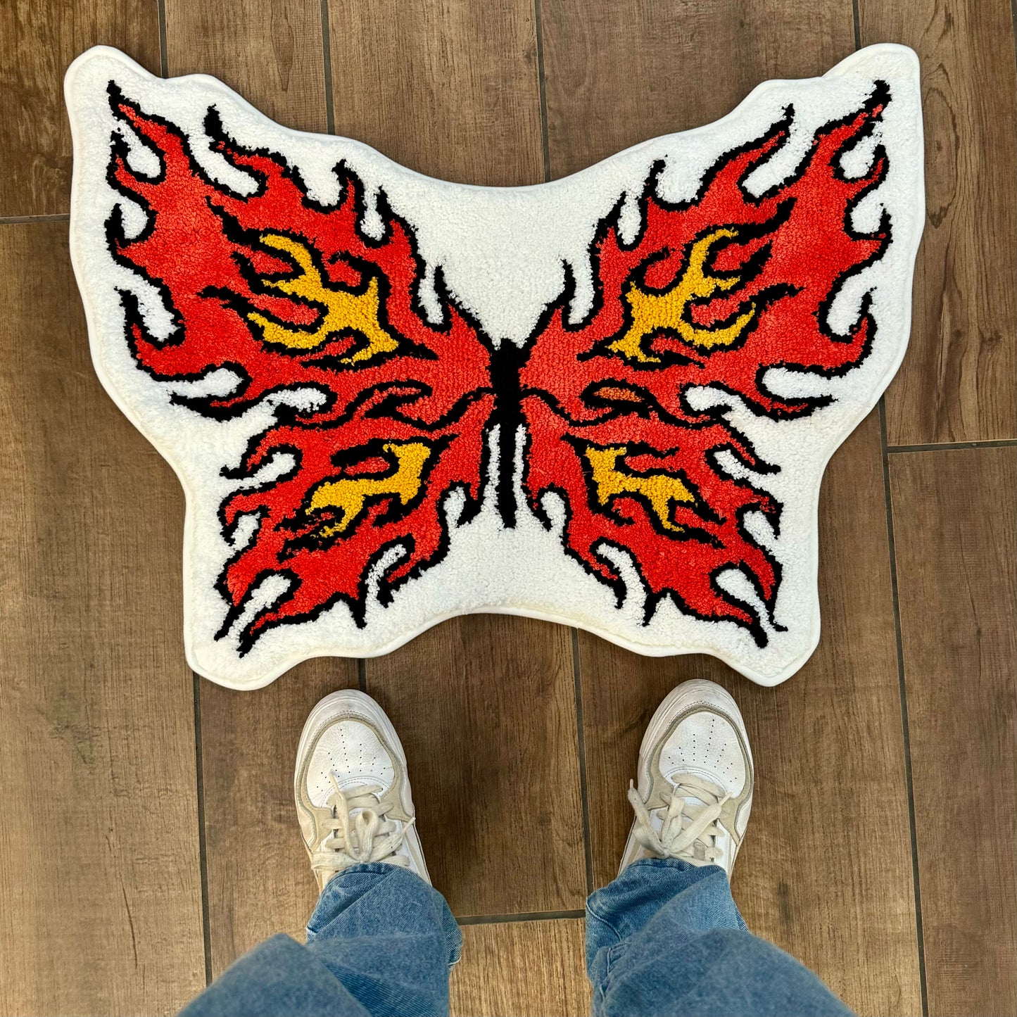 Flame Butterfly Rug