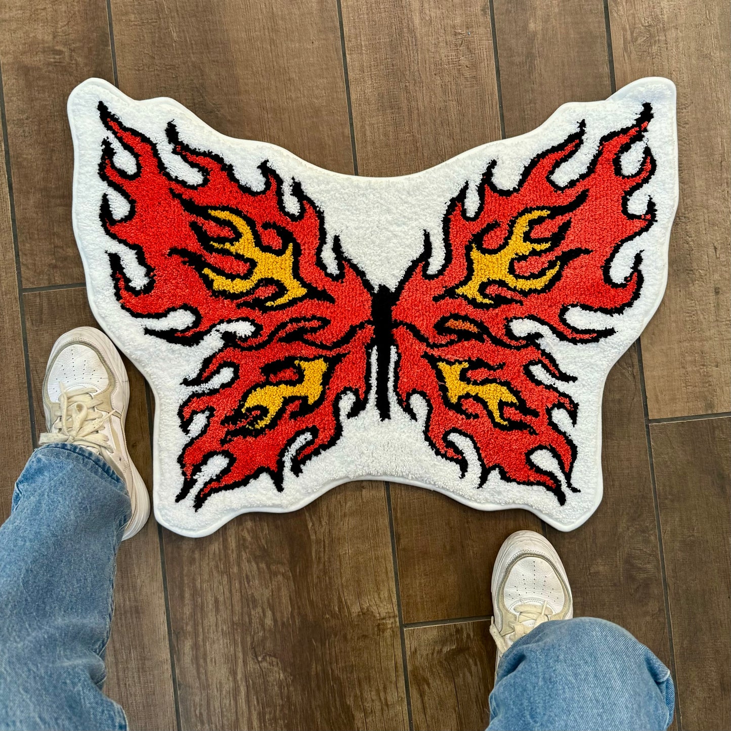 Flame Butterfly Rug