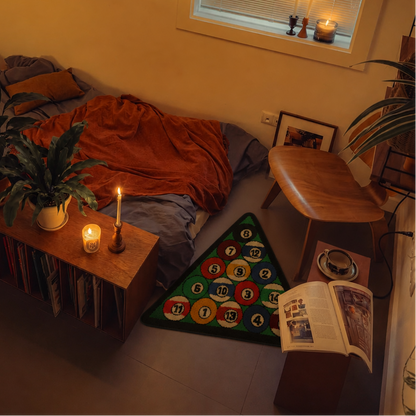 Billiard Triangle Rug